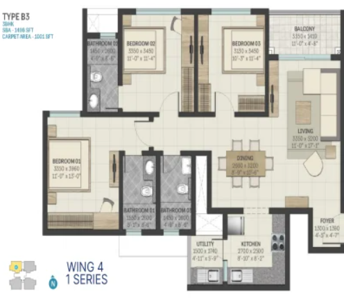 4 BHK